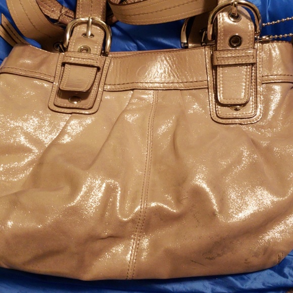 Vintage Authentic Coach top zip Soho shoulder bag - Picture 5 of 7